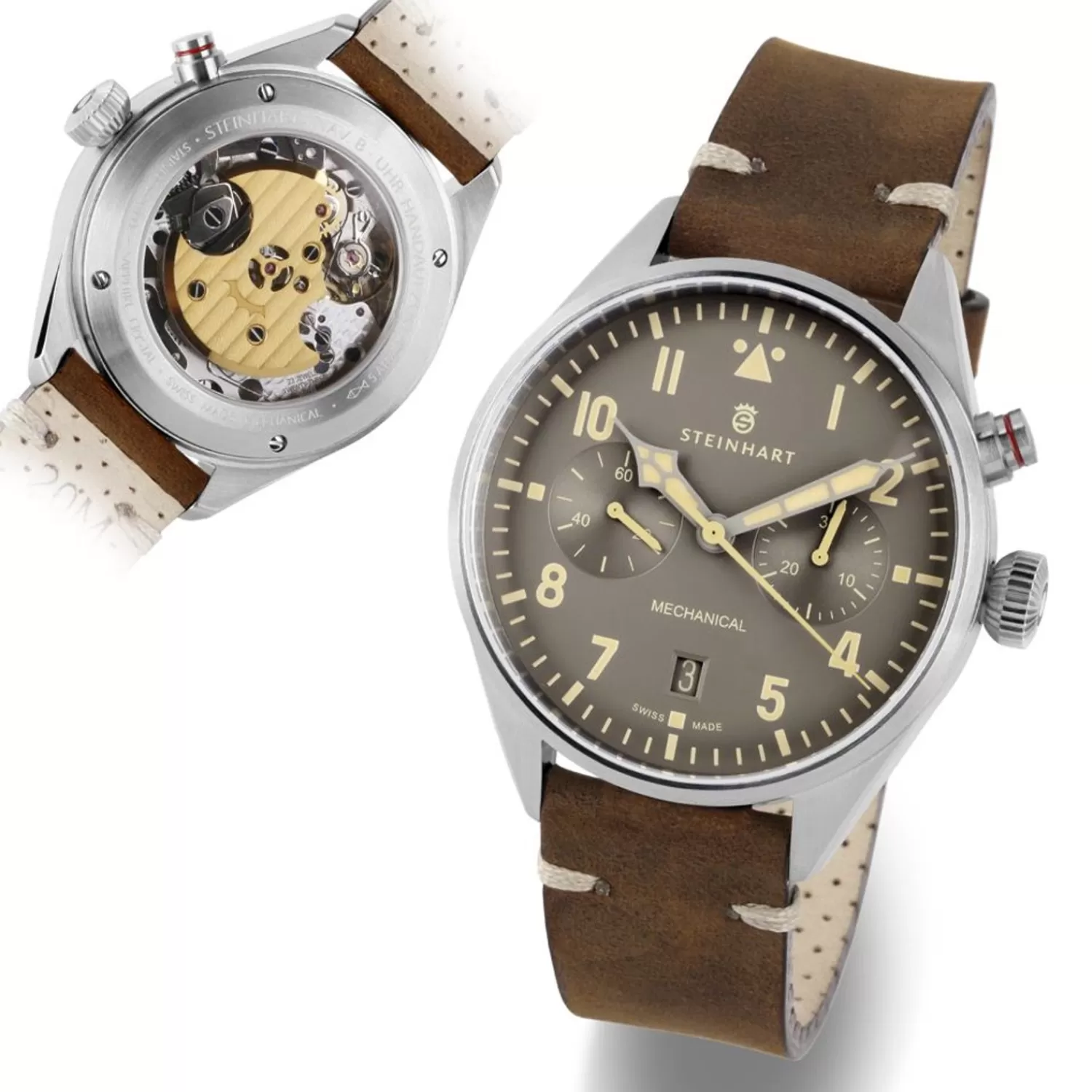 Nav.B - Monopusher 42 Grey^Steinhart Watches Clearance