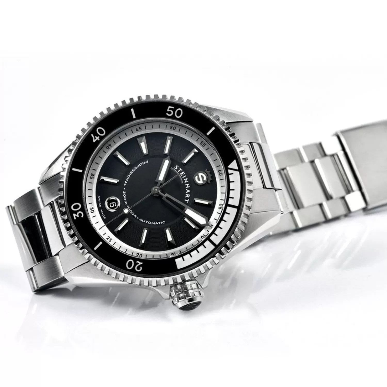 Ocean 2 Premium Black Diver Watch^Steinhart Watches Discount