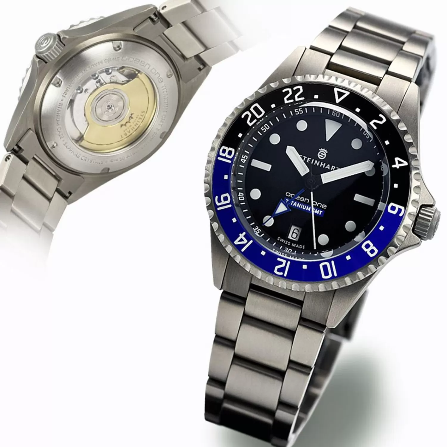 Ocean One Gmt Titan Premium Ceramic^Steinhart Watches Hot